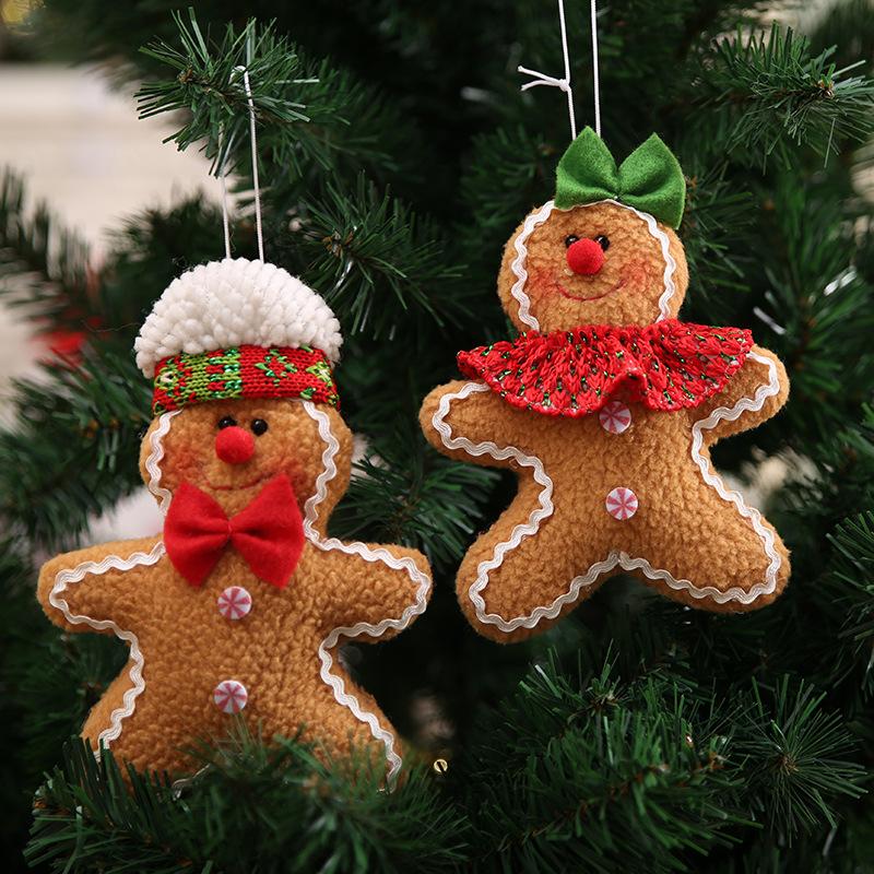 2 PCs Christmas Santa Claus Climbing Rope Hanging Decoration