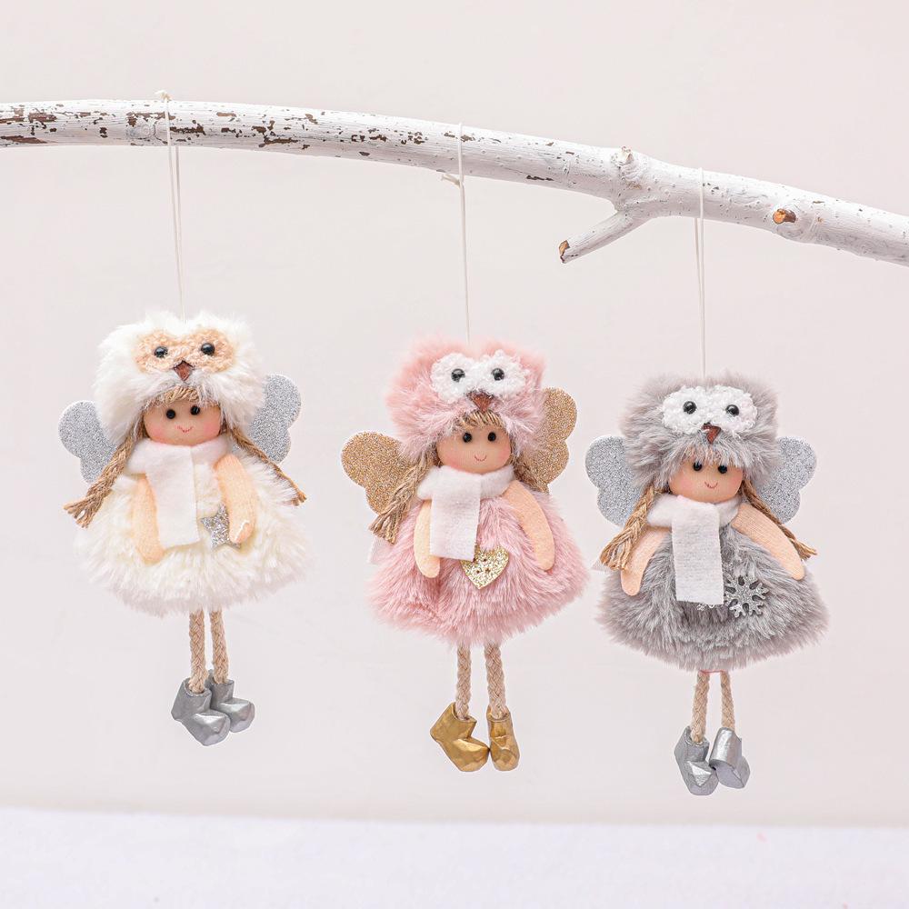 2 PCs Christmas Santa Claus Climbing Rope Hanging Decoration