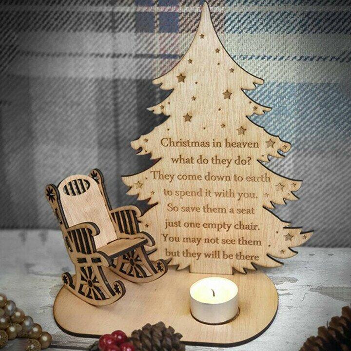 Christmas Remembrance Candle Ornament To Remember Loved Ones