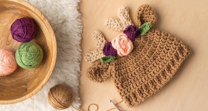 Crocheted Kids Beanie