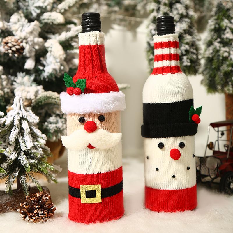 Cutest Wine Bottle Covers - Best Xmas Idea for Gift and Decor