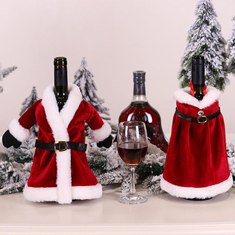 Cutest Wine Bottle Covers - Best Xmas Idea for Gift and Decor