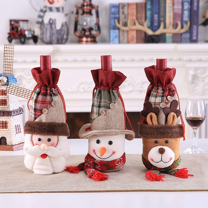 Cutest Wine Bottle Covers - Best Xmas Idea for Gift and Decor